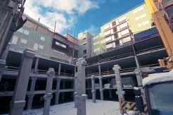 Siste byggetrinn utvendig for Geilotorget, Geilo